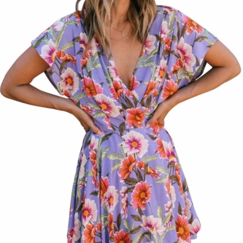 L*Space Sunshine Feels Lost In Ibiza Wrap Dress , size S